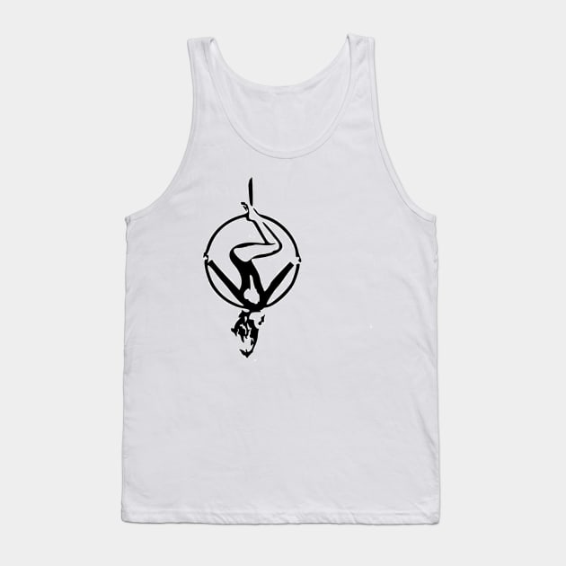 Aerialist Hoop Lyra Shoulder Stand Tank Top by Libbygig